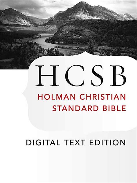 HCSB Holman Christian Standard Bible: Digital Text Edition.